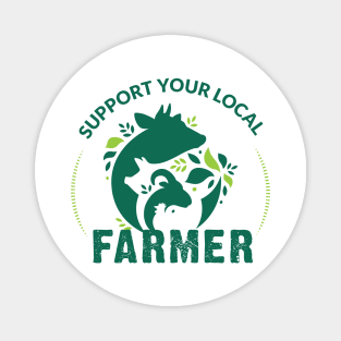 Support Local Farmers Magnet